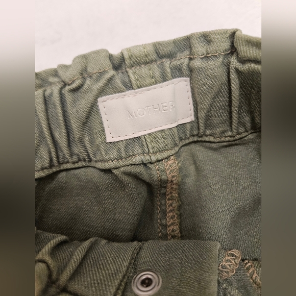 Mother The Springy Ankle Loden Frost Green Cargo Size 26 - Picture 12 of 14